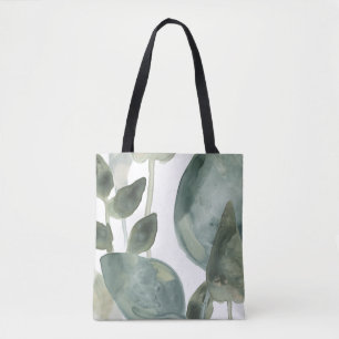 Tote Bag Feuille de l'eau - aquarelle