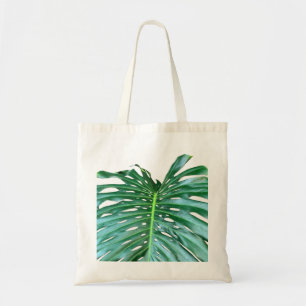 Tote Bag Feuille de palmier élégante de la jungle tropicale