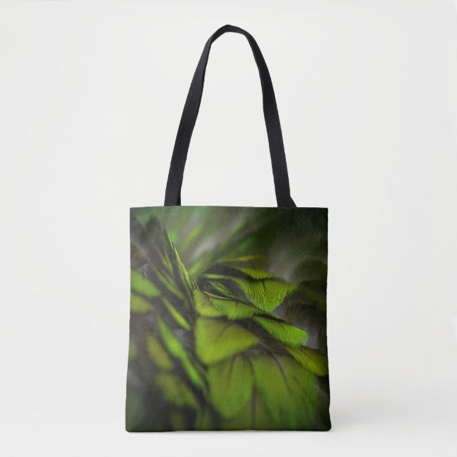 Tote Bag Feuille verte (Devant)