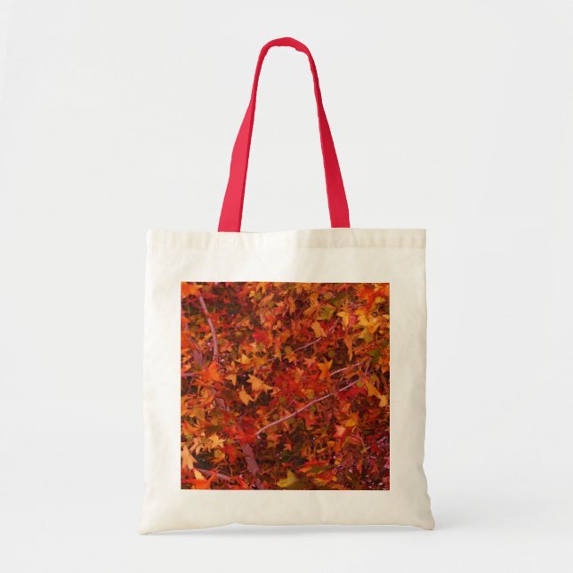 Tote Bag Feuilles automnales (Devant)