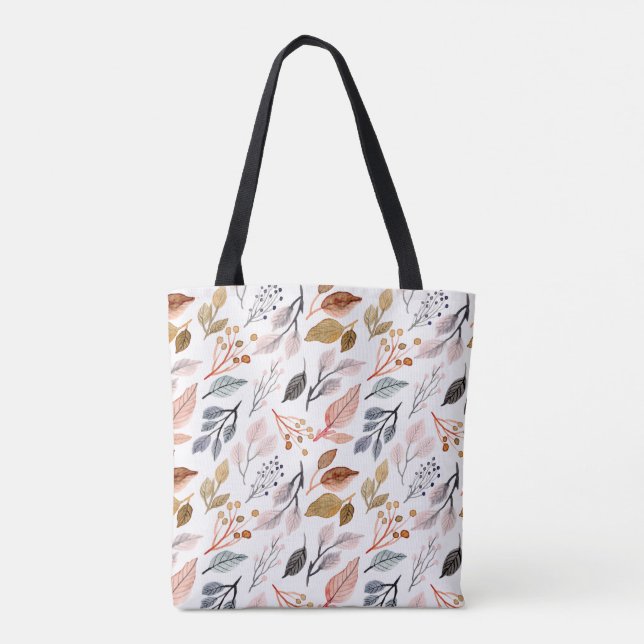 Tote Bag feuilles d'arbre (Dos)