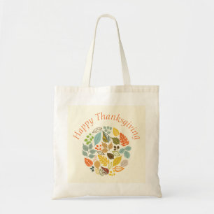 Tote Bag Feuilles d'automne colorées bon thanksgiving