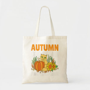 Tote Bag Feuilles D'Automne Et Citrouille S'Il Vous Plaît A