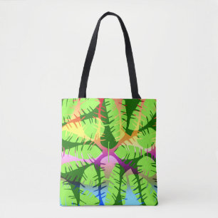 TOTE BAG FEUILLES DE BANANE ABSTRAITE BOTANIQUE
