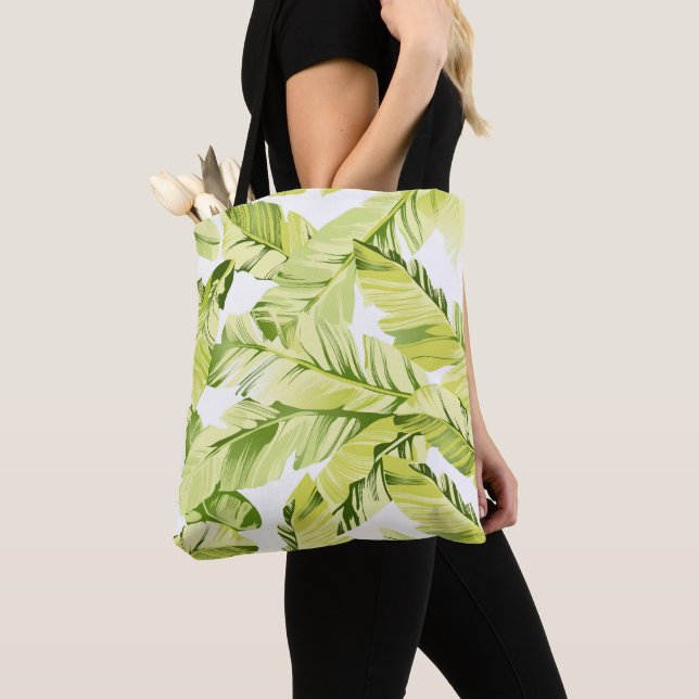 Tote Bag Feuilles de bananier 4 (De près)