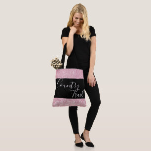 Tote Bag Feuilles de bois rose Rabbit William Morris Motif