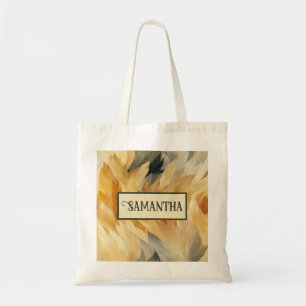 Tote Bag Feuilles de couleurs Abstraits personnalisés