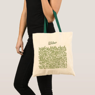 Tote Bag Feuilles de saule victoriennes vintage par William