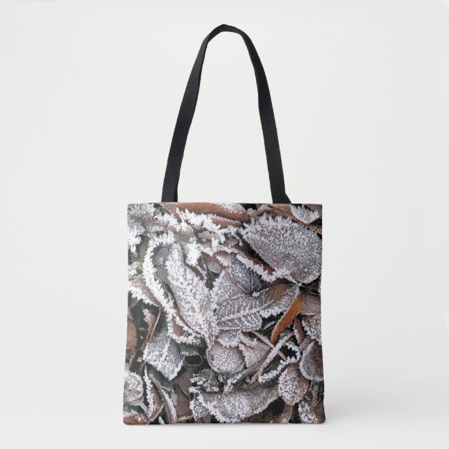 Tote Bag Feuilles D'HIVER FROSTY (Devant)