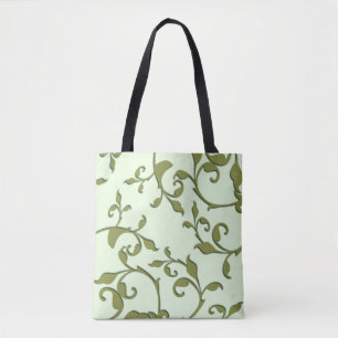 Tote Bag Feuilles d'olive défilantes