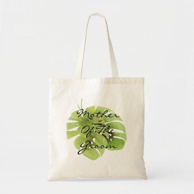 Tote Bag Feuilles Monstera (Devant)