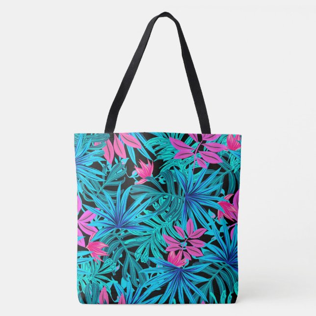 Tote Bag Feuilles Tropicales (Devant)