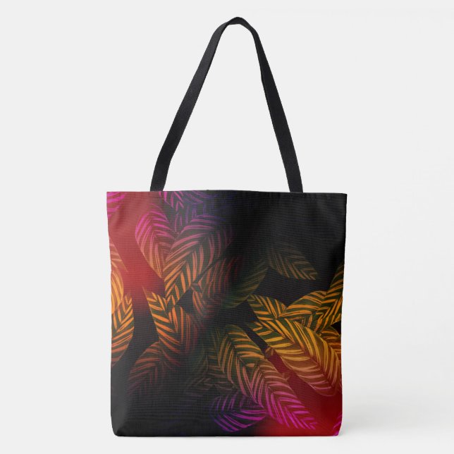 Tote Bag Feuilles tropicaux (Devant)