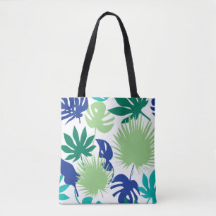 Tote Bag Feuilles tropicaux, feuilles