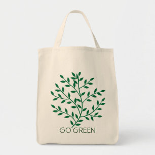 Tote Bag Feuilles vertes branche d'olive verte feuille alle