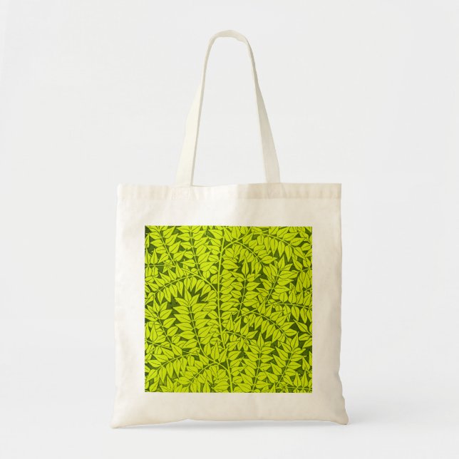 Tote Bag Feuilles verts (Devant)