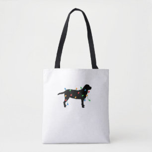 Tote Bag Feux de Noël Labrador Retriever Dog Shirt