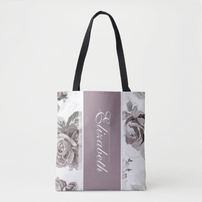 Tote Bag Fiançailles rose rose poussiéreux (Devant)