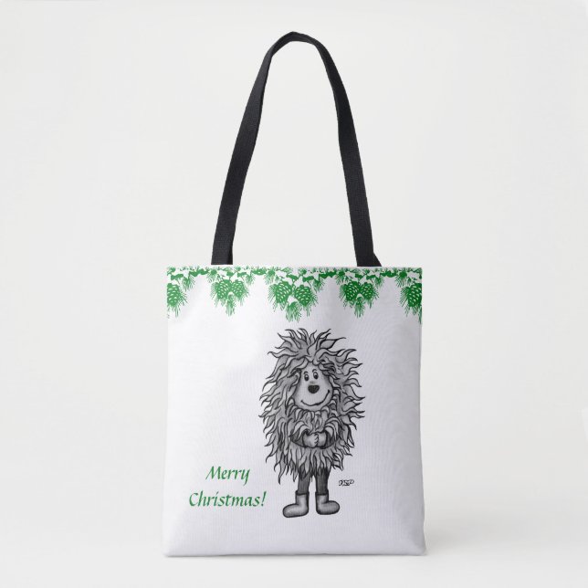 Tote Bag Fidel le petit Goblin de la forêt (Devant)