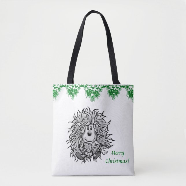 Tote Bag Fidel le petit Goblin de la forêt (Devant)