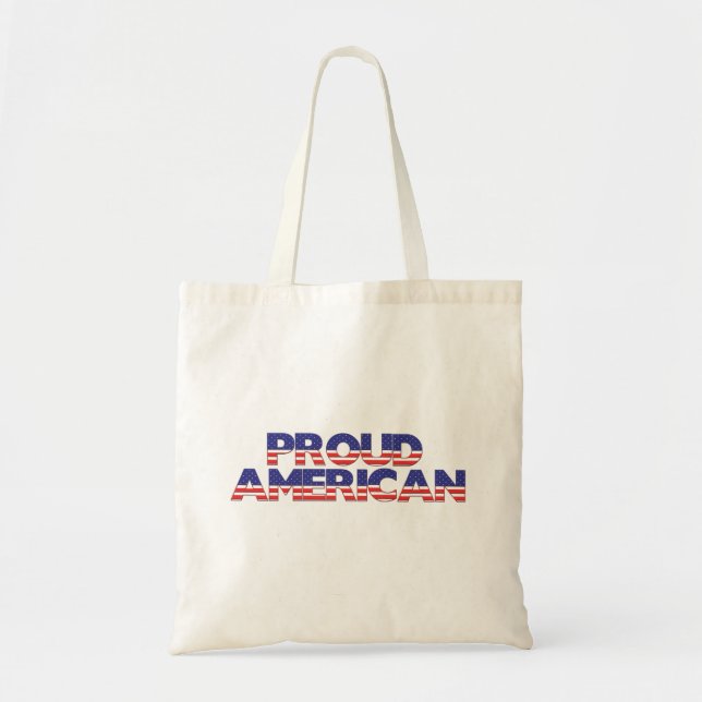 Tote Bag Fier Américain (Devant)