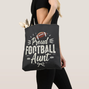 Tote Bag Fier football tante Imaginaire football match