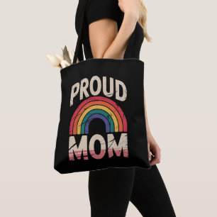 Tote Bag Fier Maman Rainbow LGBTQ Gay pride Ally