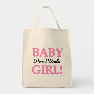 Tote Bag Fier Oncle Baby Girl Tshirts et cadeaux