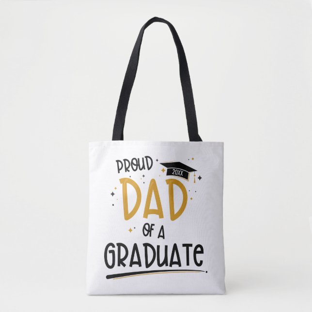 Tote Bag Fier papa d'un diplômé (Devant)