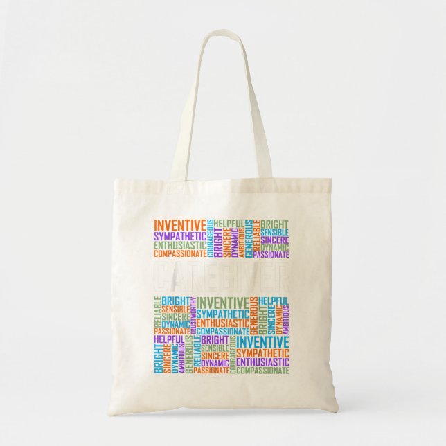 Tote Bag Fier Paroles de soignant Amateur de soins Infirmiè (Devant)