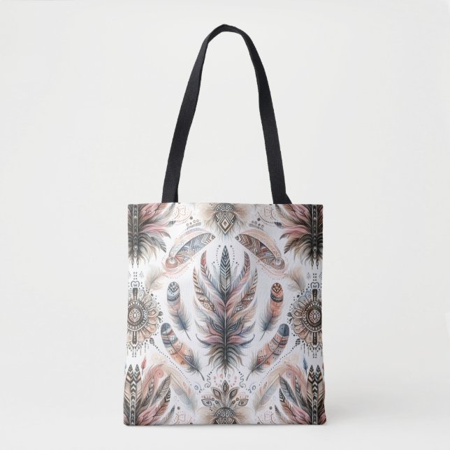 Tote Bag Fierce Feathers (Devant)