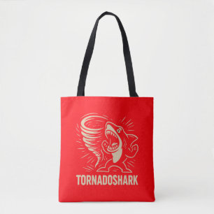 Tote Bag Fierce requin tornade conception d'art pour viral