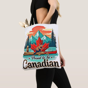 Tote Bag Fière d'être canadienne