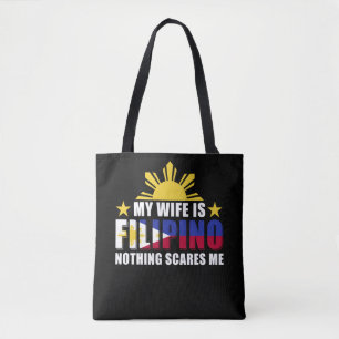 Tote Bag Fière Mari Petit ami Femme philippine Philippines