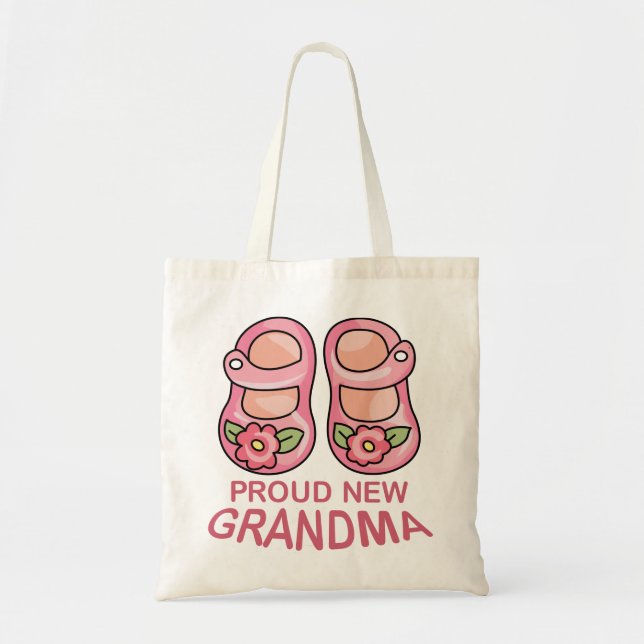Tote Bag Fière nouvelle grand-mère (Devant)