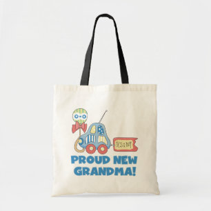 Tote Bag Fière nouvelle grand-mère-C'est un garçon Tshirts