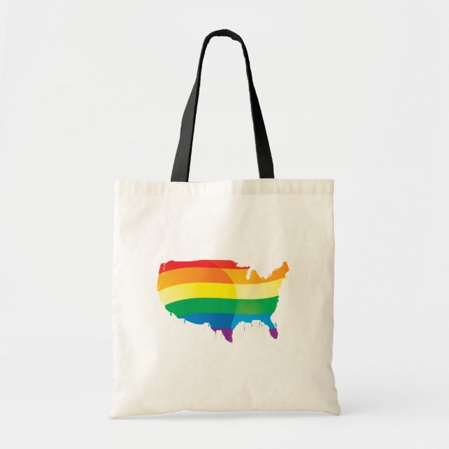 TOTE BAG FIERTÉ AMÉRIQUE (Devant)