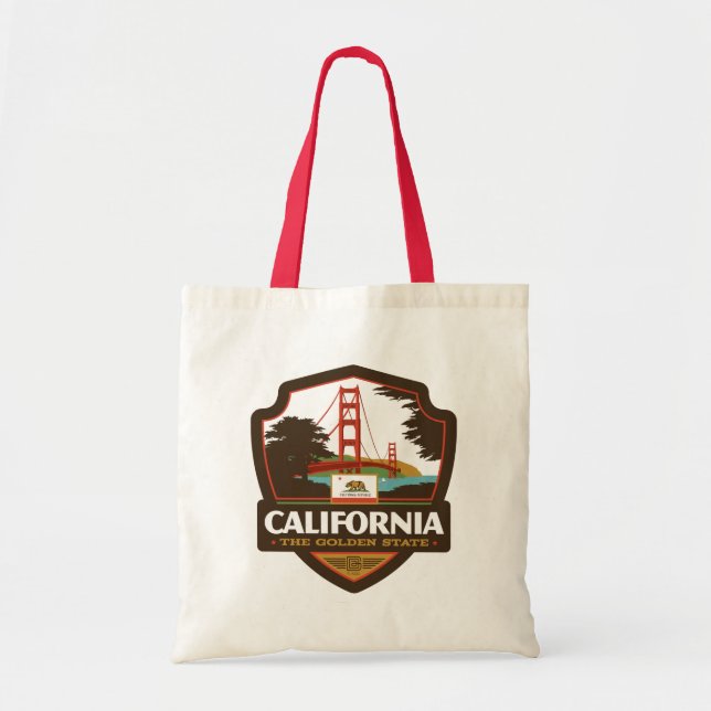 Tote Bag Fierté de l'État | Californie (Devant)