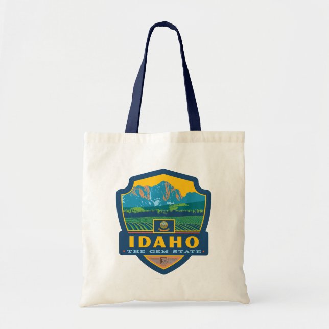 Tote Bag Fierté de l'État | Idaho (Devant)