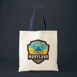 Tote Bag Fierté de l'État | Maryland<br><div class="desc">Anderson Design Group est une société d'illustration et de conception de pointe située à Nashville,  au Tennessee. Founder Joel Anderson Directives Team of talented artists to create original poster art that looks like classic vintage publicité prints from the 1920s to the 1960s.</div>
