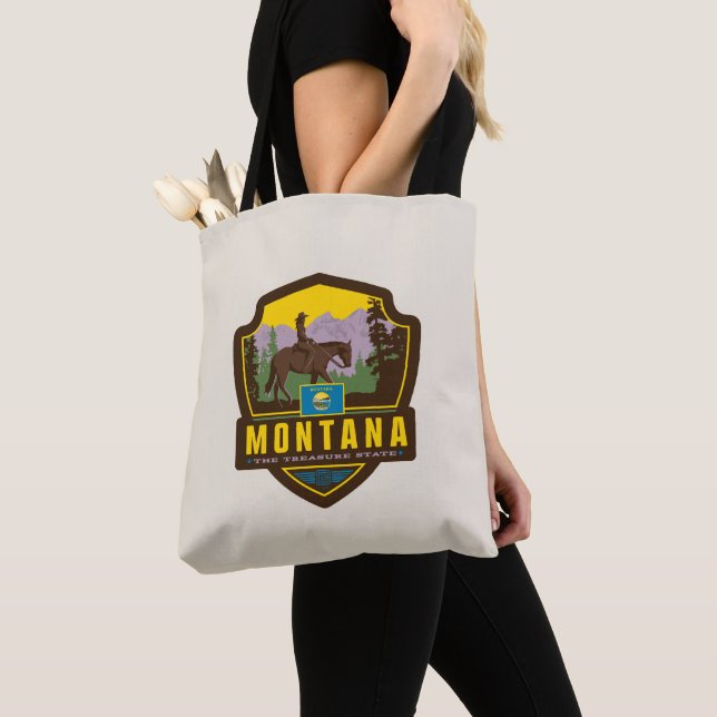 Tote Bag Fierté de l'État | Montana (De près)