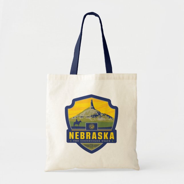 Tote Bag Fierté de l'État | Nebraska (Devant)