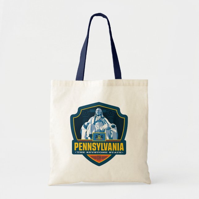 Tote Bag Fierté de l'État | Pennsylvanie (Devant)