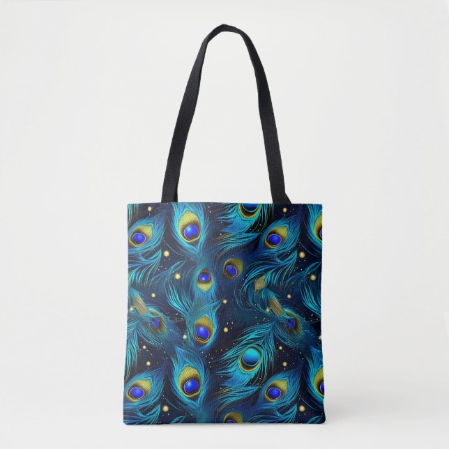 Tote Bag Fierté de paon (Devant)