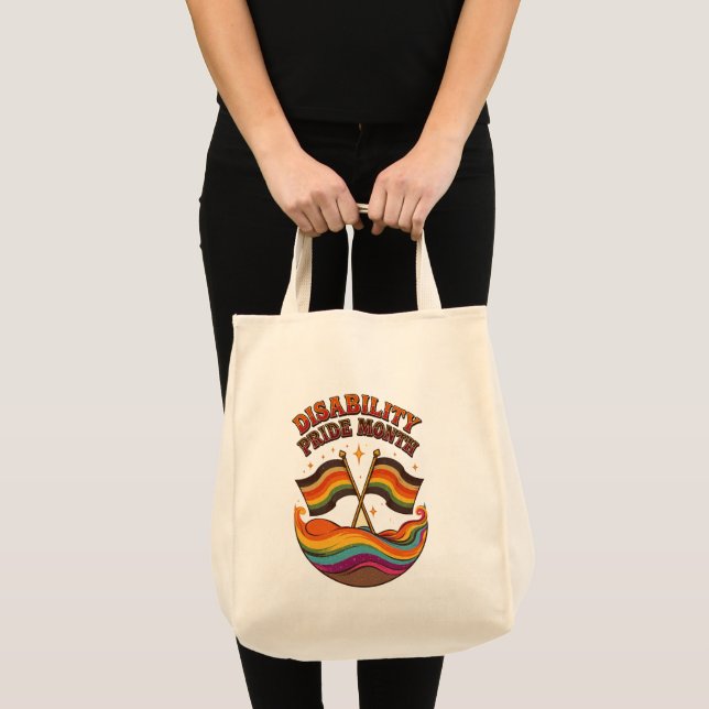 Tote Bag Fierté du handicap (Devant (produit))
