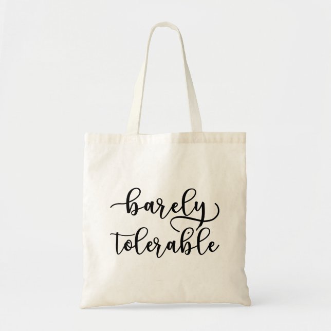 Tote Bag Fierté Et Préjudice - À Peine Tolérable I (Devant)