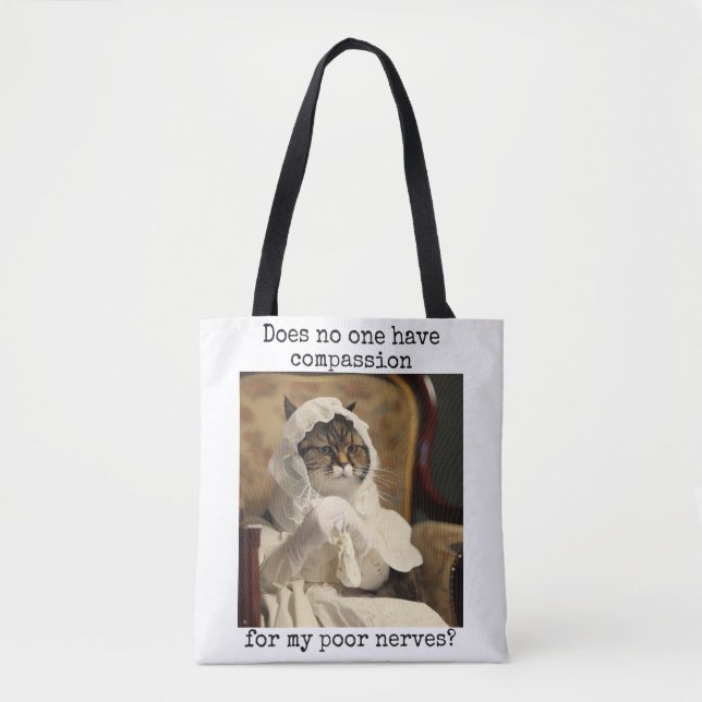 Tote Bag Fierté et préjugés Compassion pour mes pauvres ner (Devant)