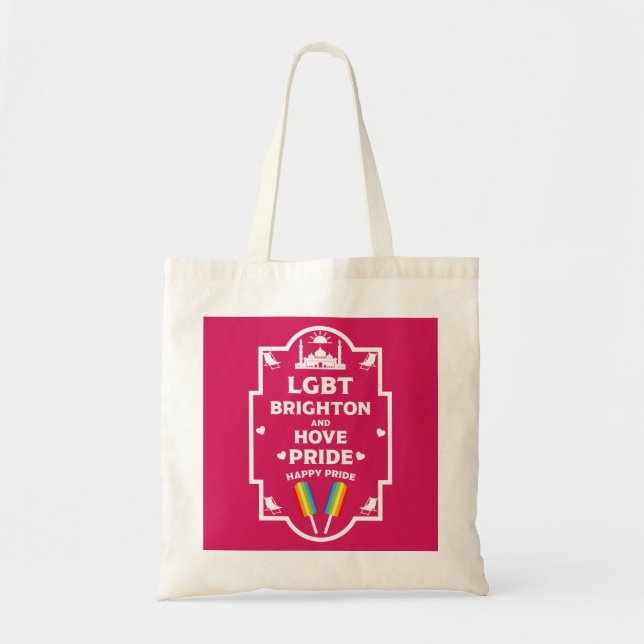 Tote Bag Fierté gay de Brighton (Devant)