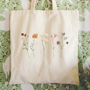 Tote Bag Fierté lesbienne de la fleur sauvage