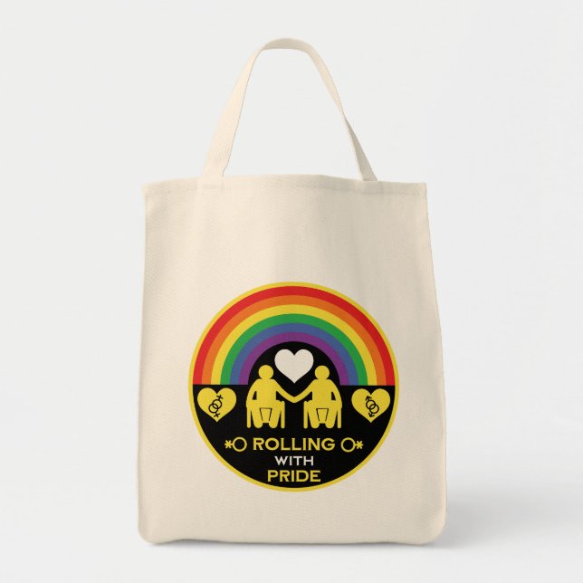 Tote Bag Fierté LGBTQ Gay Handelchair (Devant)